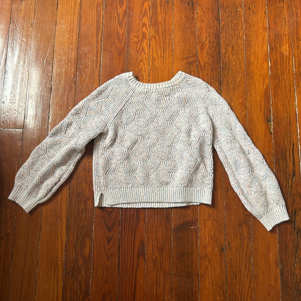 Old Navy Women's Textured Knit Sweater - Cream